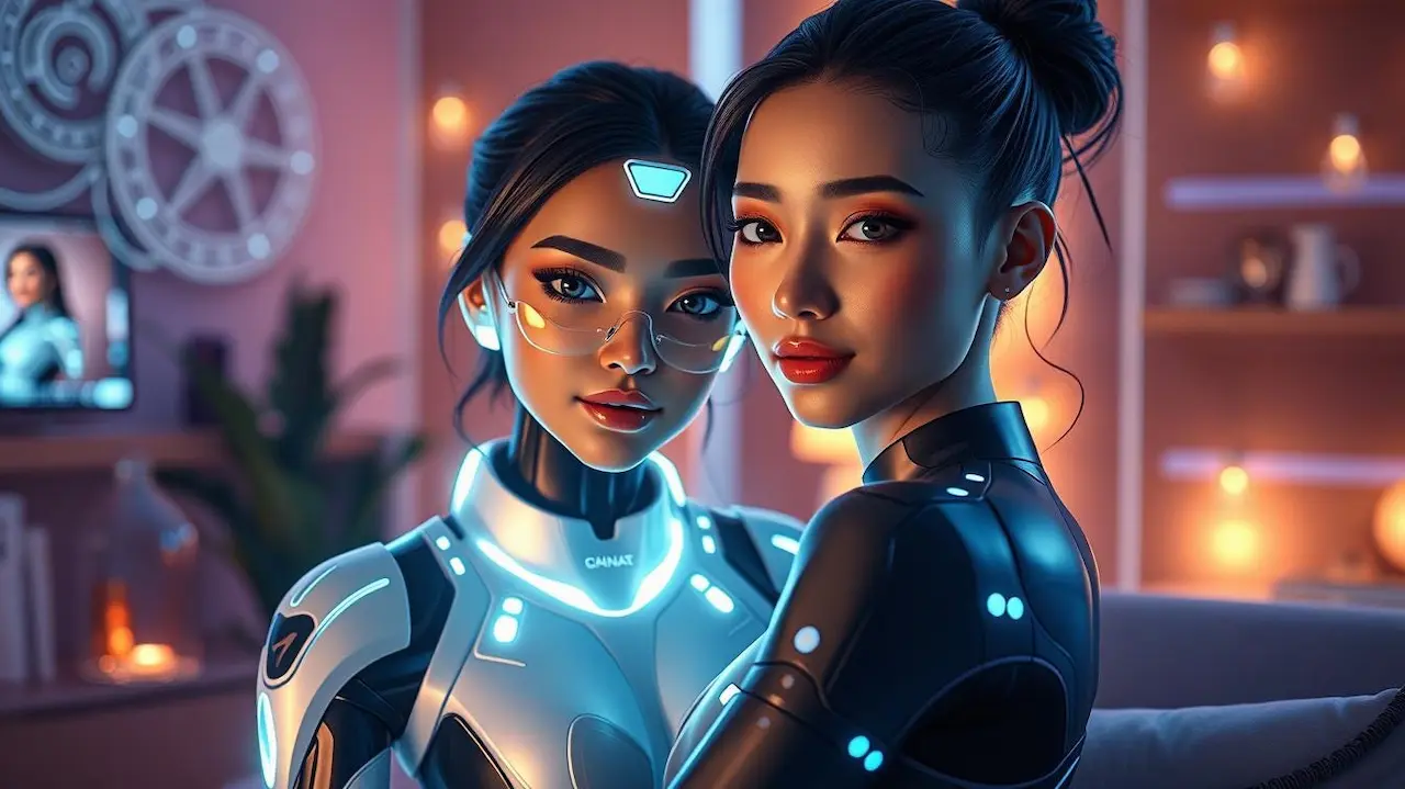 GoLoveAI AI girlfriend chat interface